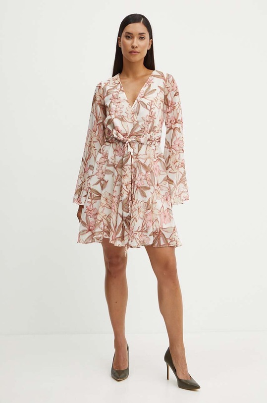 Φόρεμα Guess LAILA W4YK29.WDW82 μπεζ AW24