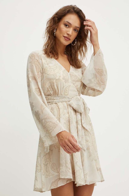 Сукня Guess LAILA візерунок бежевий W4YK29.WDW82