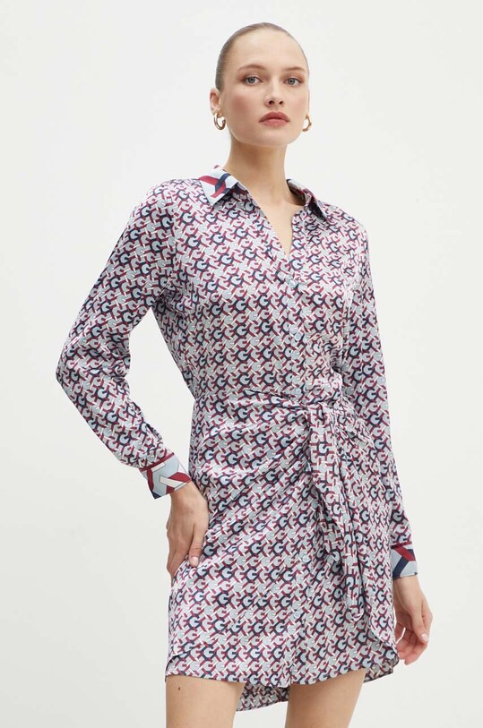 Платье Guess ALYA узор голубой W4YK35.WF1T2