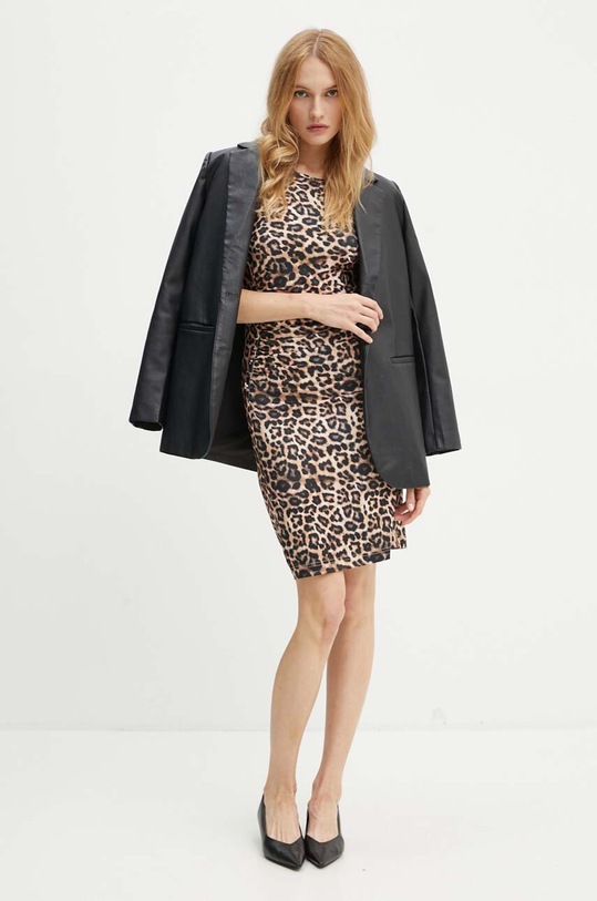 Šaty Guess ALYSSA W4YK11.KCBW2 hnedá AW24