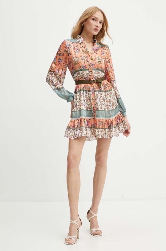 Šaty Guess DANIELLE W4YK39.WEPO2 oranžová AW24