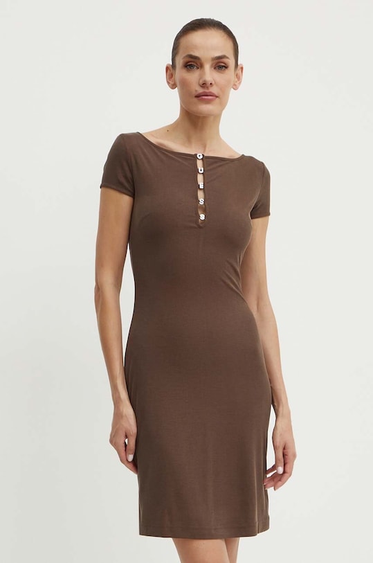 Guess rochie ELIS mini maro W4YK13.KAQL2
