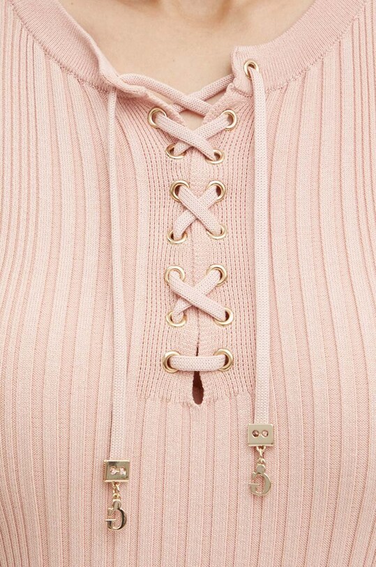 Šaty Guess SELENE W4YK06.Z2V62 ružová