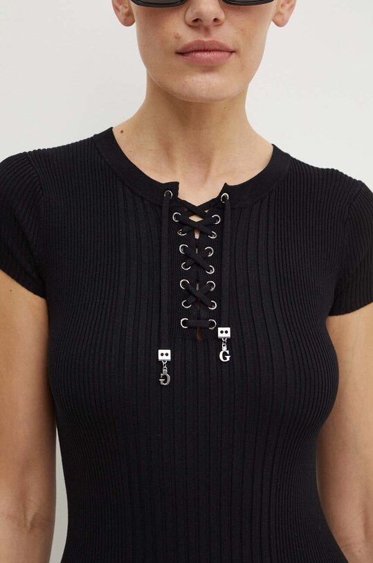 Šaty Guess SELENE W4YK06.Z2V62 čierna