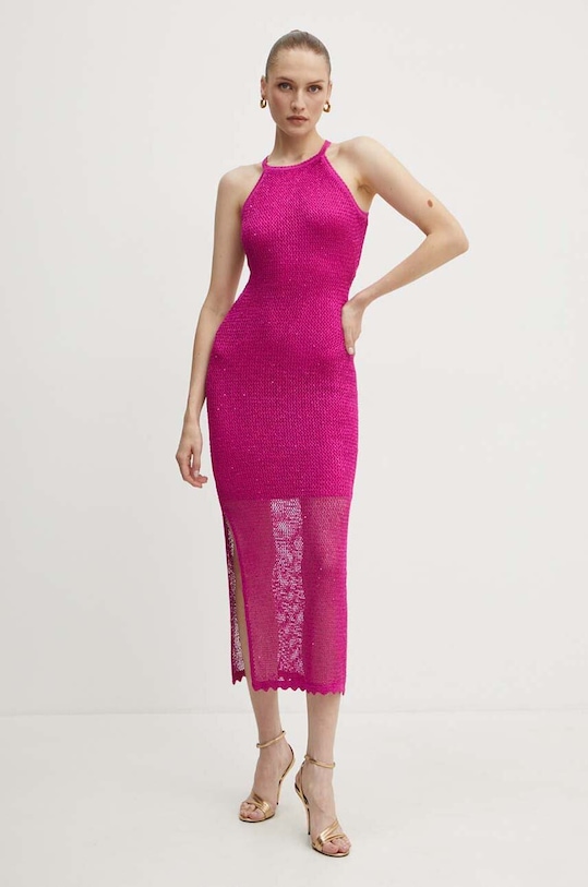 Guess sukienka LANA casual różowy W4YK50.Z37G0