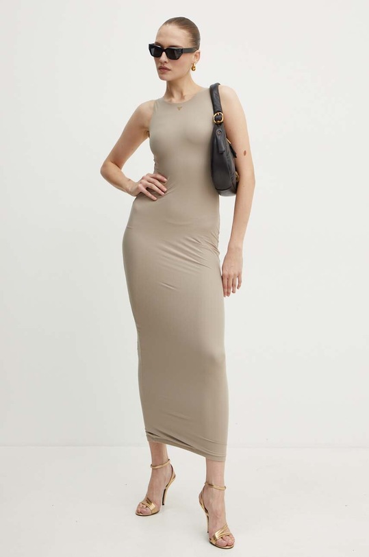 Guess vestito KIM maxi beige W4YK0J.KCDE0