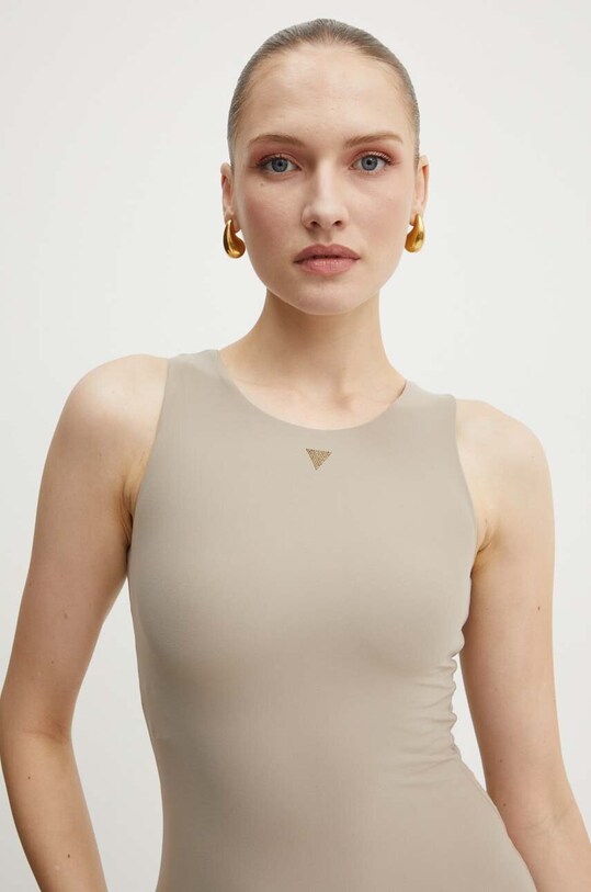 Одяг Сукня Guess KIM W4YK0J.KCDE0 бежевий