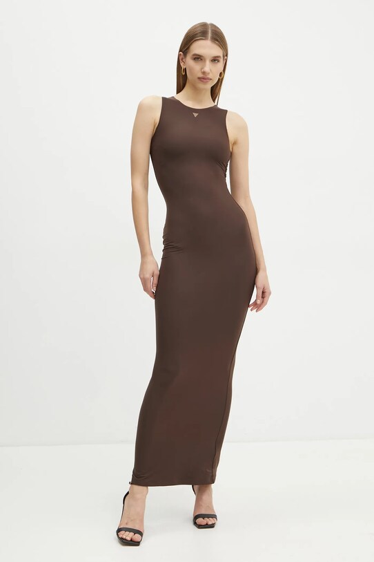 Платье Guess KIM W4YK0J.KCDE0 коричневый NC24