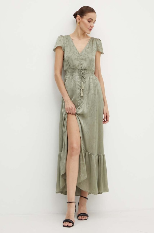 Guess sukienka DESTINY casual zielony W4YK30.WGBB2