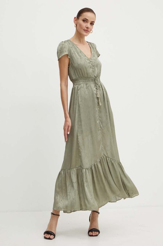 Odzież Guess sukienka DESTINY W4YK30.WGBB2 zielony