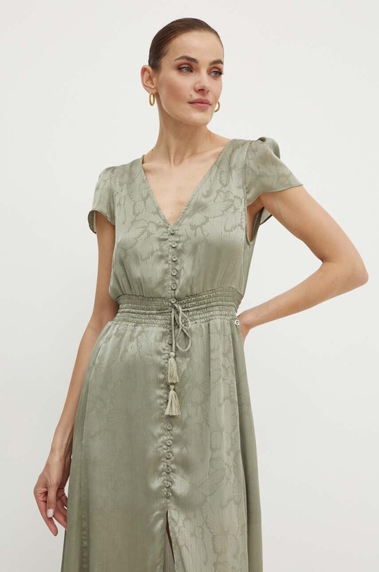 Guess sukienka DESTINY zielony W4YK30.WGBB2