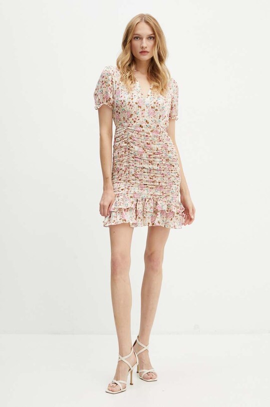 Guess sukienka HELENE W4YK41.WGBL2 beżowy AW24
