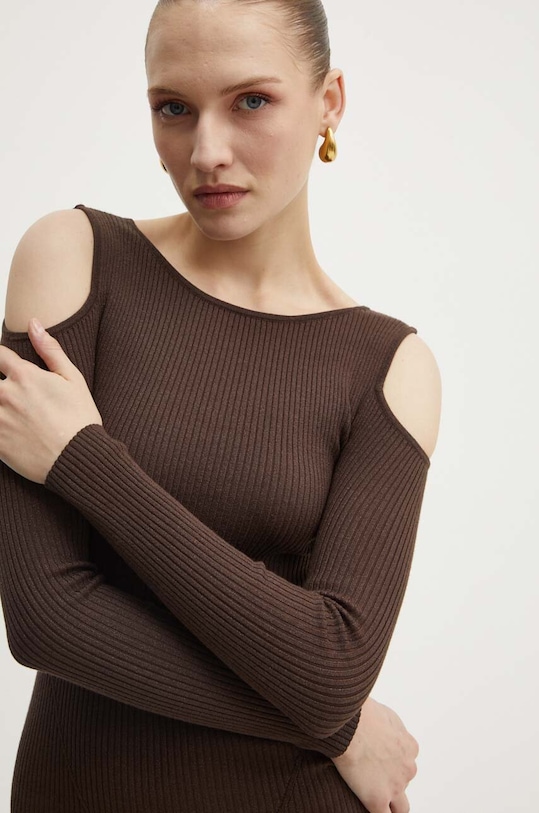 Guess vestito EMELY W4YK08.Z3FF0 marrone