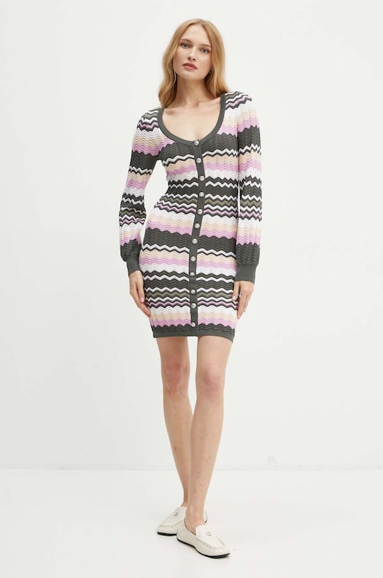 Φόρεμα Guess VIRGINIA W4YK90.Z3GC0 πολύχρωμο AW24