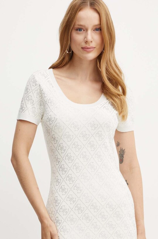 Guess sukienka W4YK28.Z3FN0 beżowy