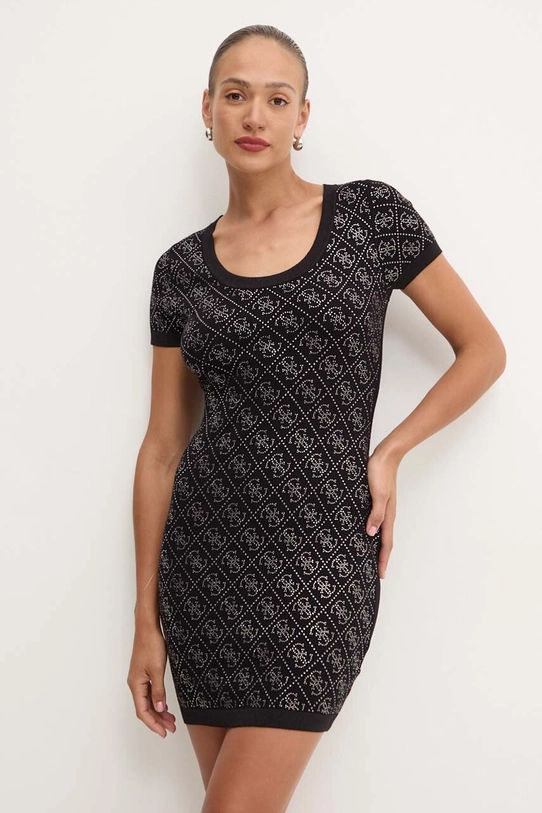 Guess rochie mini negru W4YK28.Z3FN0