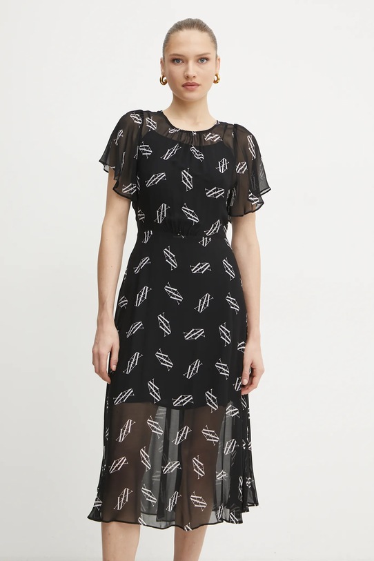Odzież Armani Exchange sukienka 6DYA08.YN1VZ czarny