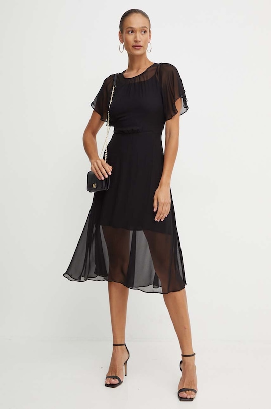 Armani Exchange sukienka 6DYA08.YN1VZ czarny AW24