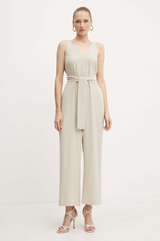 Armani Exchange tuta elegante tessuto beige 6DYA10.YN9JZ