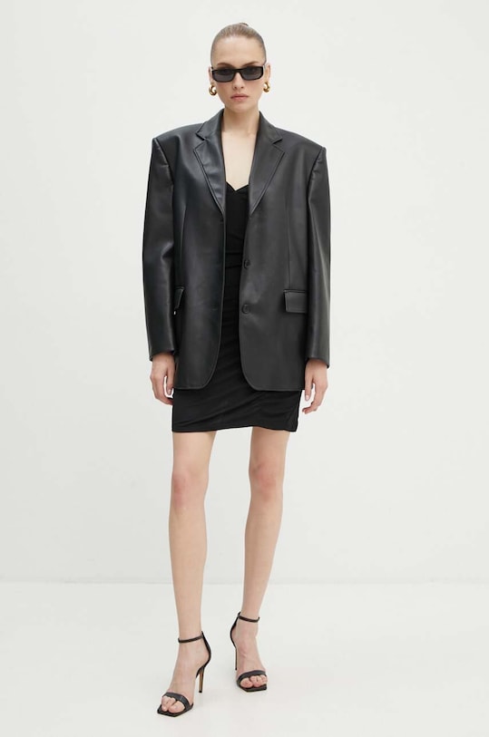 Šaty Armani Exchange 6DYA71.YJEAZ čierna AW24