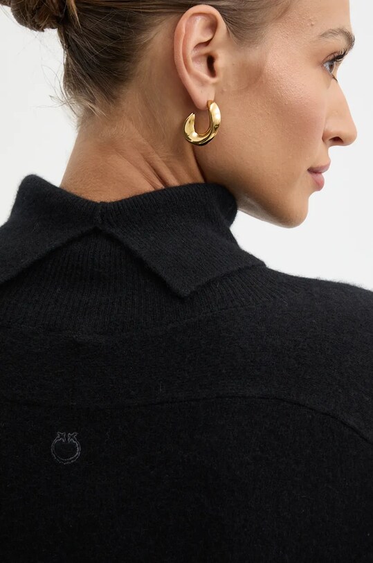 Вовняна сукня Pinko 103983.A22C чорний