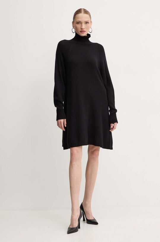 Шерстяное платье Pinko 104053.A1A7 чёрный AW24