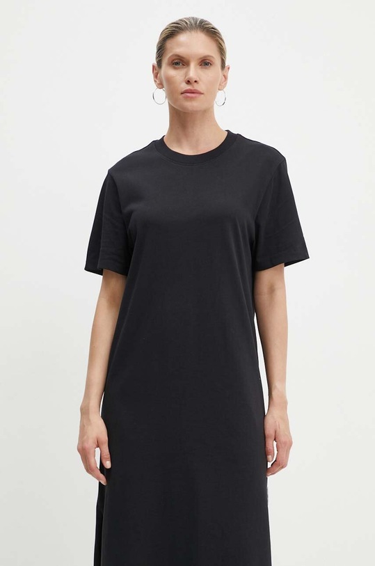 Marc O'Polo rochie din bumbac DENIM negru 5000000132