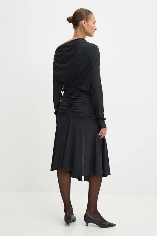 Одяг Сукня з домішкою шовку Pinko 103873.A207 чорний