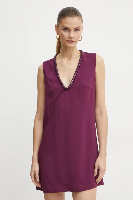 Сукня Pinko mini бордо 103969.A23V