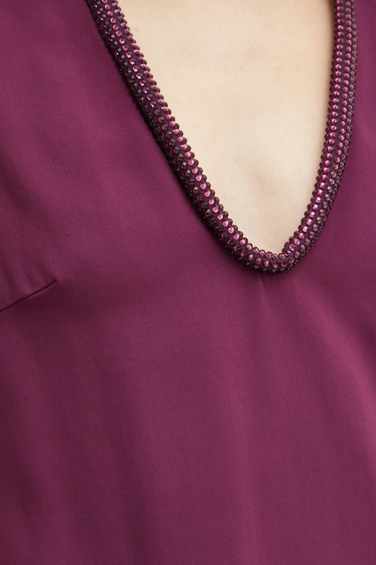 Pinko rochie 103969.A23V burgundia