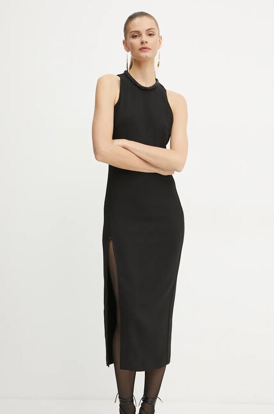 Сукня Pinko з еластаном чорний 104093.A23V