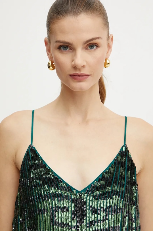 Pinko rochie verde 103849.A200
