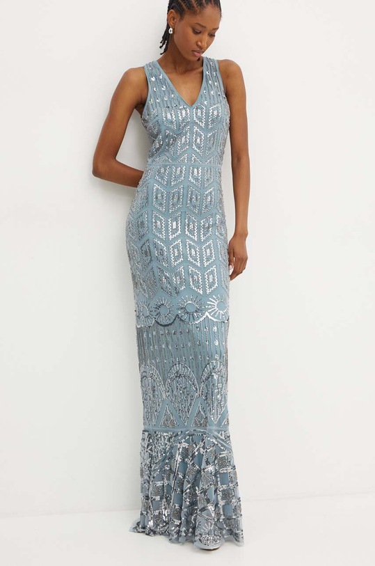 Šaty Marciano by Guess CRYSTAL 4YGK87.6248A tyrkysová AW24