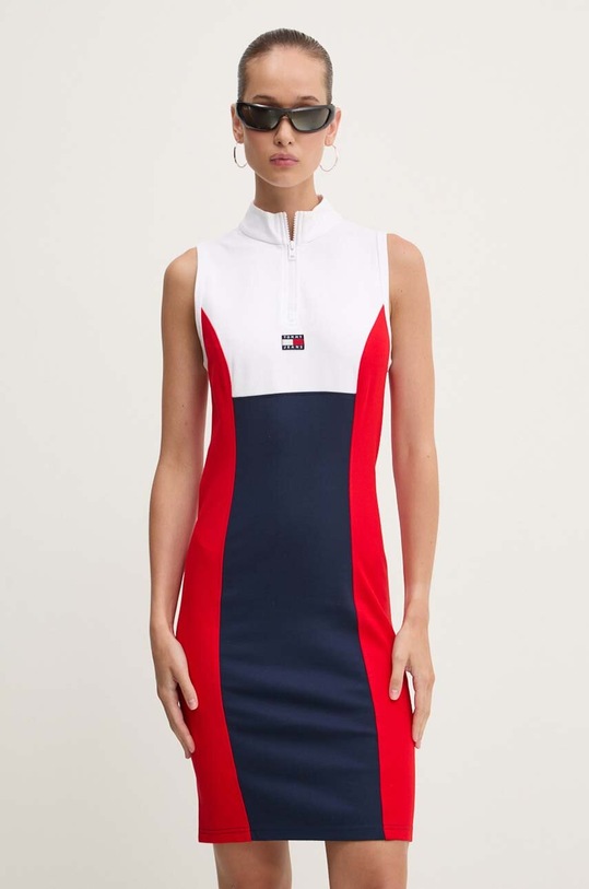 Tommy Jeans vestito mini bianco DW0DW18442