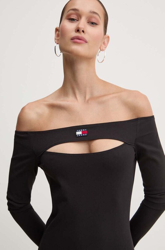 Tommy Jeans rochie negru DW0DW18461