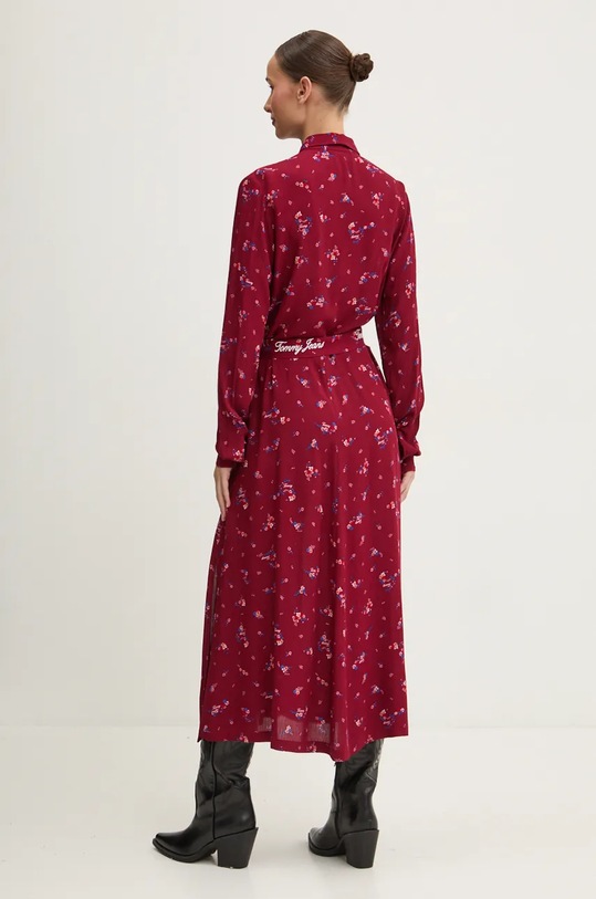 Рокля Tommy Jeans DW0DW18474 бордо AW24