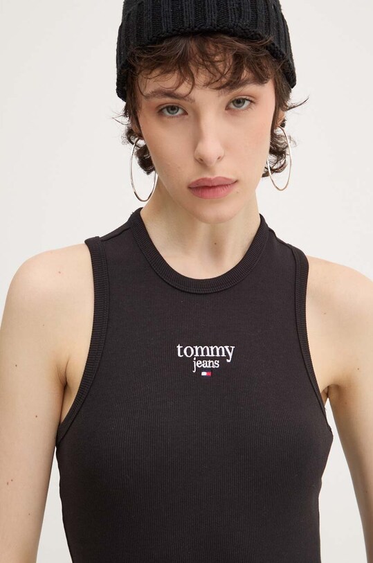 Šaty Tommy Jeans černá DW0DW18658