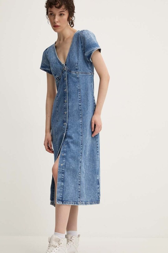 Дънкова рокля Tommy Jeans DW0DW18666 син AW24