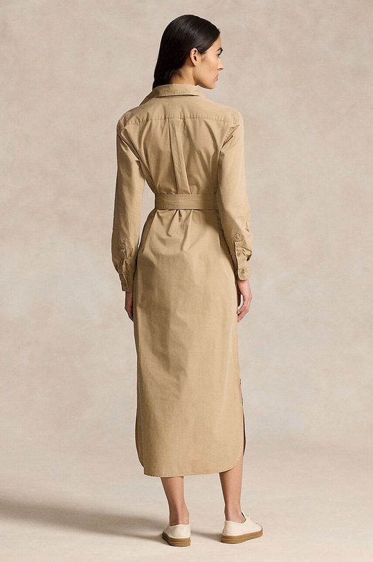 Polo Ralph Lauren cotton dress 211951138 beige AW24