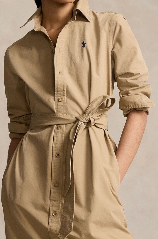 Polo Ralph Lauren cotton dress beige 211951138