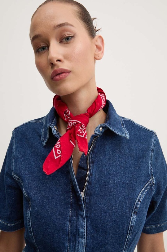 Tommy Jeans rochie din denim DW0DW18593 albastru