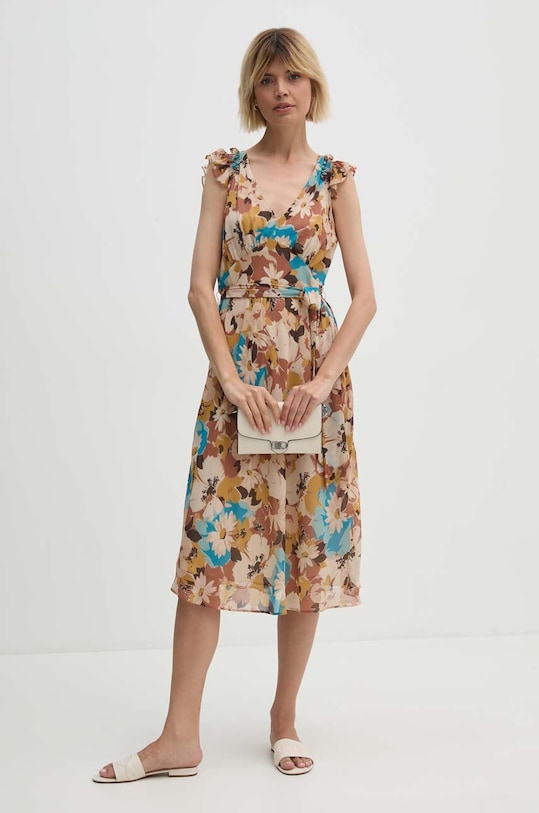 Šaty Lauren Ralph Lauren 200940135 béžová AW24