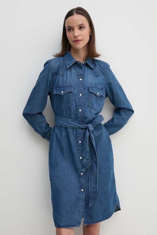 Джинсова сукня Lauren Ralph Lauren casual блакитний 200940322