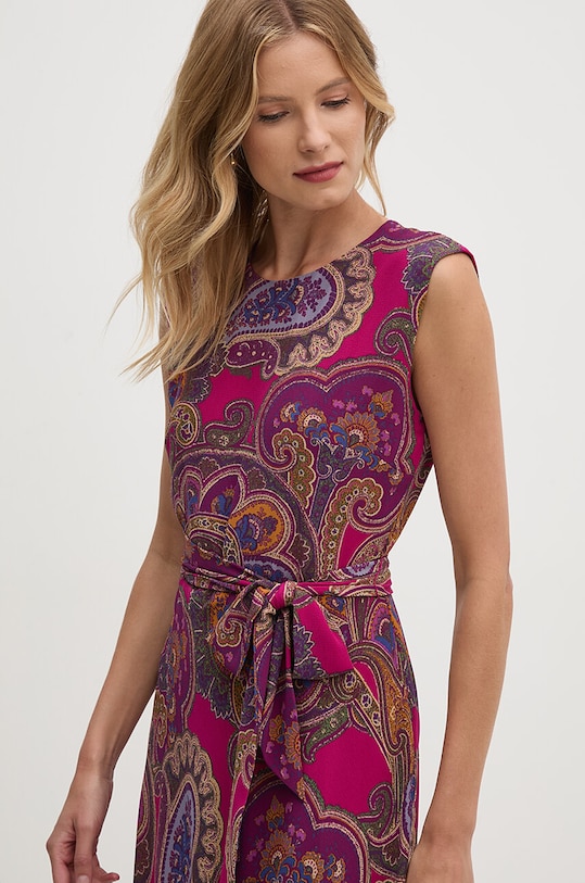 Lauren Ralph Lauren sukienka fioletowy 250940220