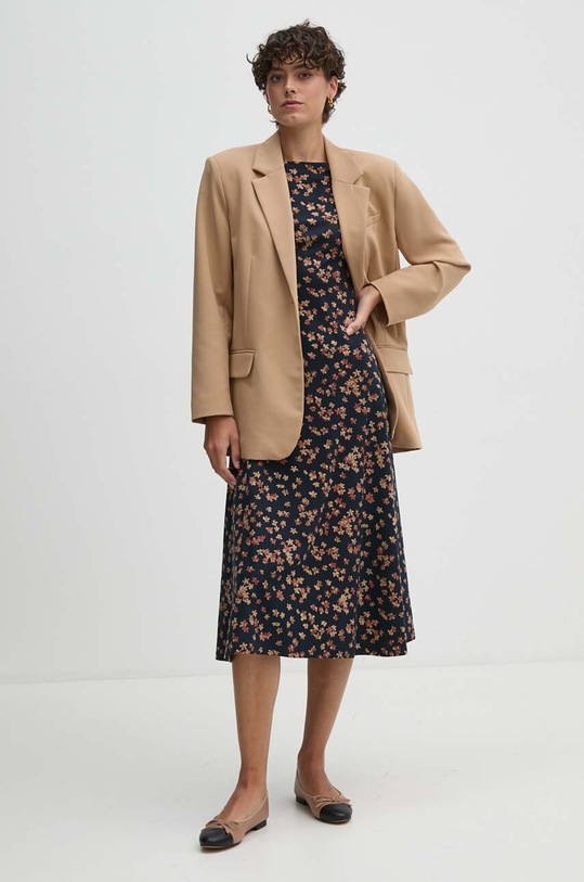 Šaty Lauren Ralph Lauren 250946135 námořnická modř AW24