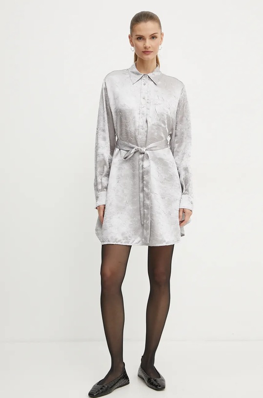 Šaty Pinko 104424.A285 strieborná AW24