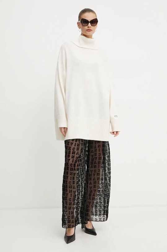 Вовняний светр Pinko 104312.A26I бежевий AW24
