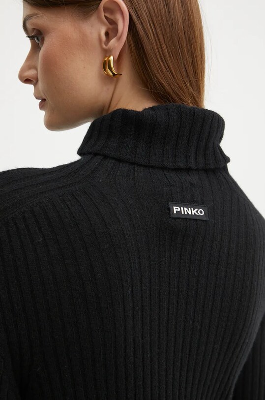 Вовняна сукня Pinko 104470.A278 чорний