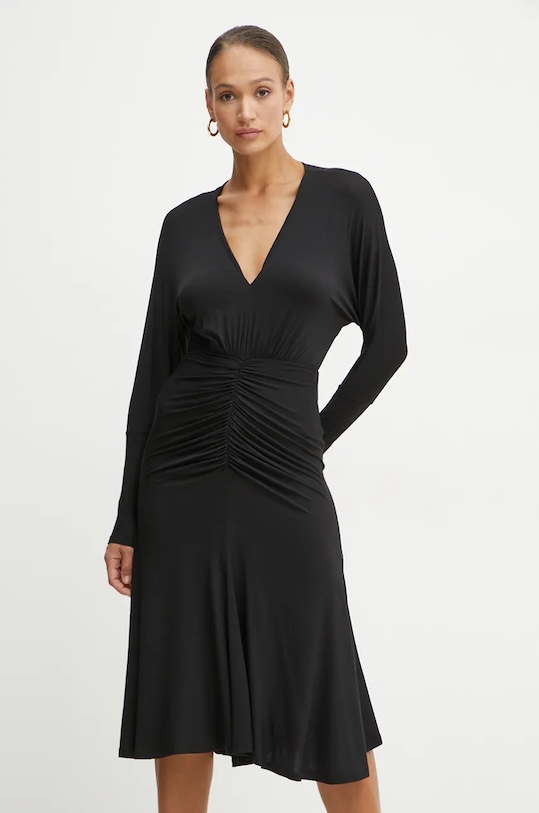 Pinko rochie midi negru 104455.A29B