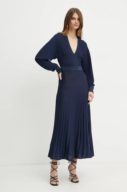 Платье Pinko 104442.A28U тёмно-синий AW24